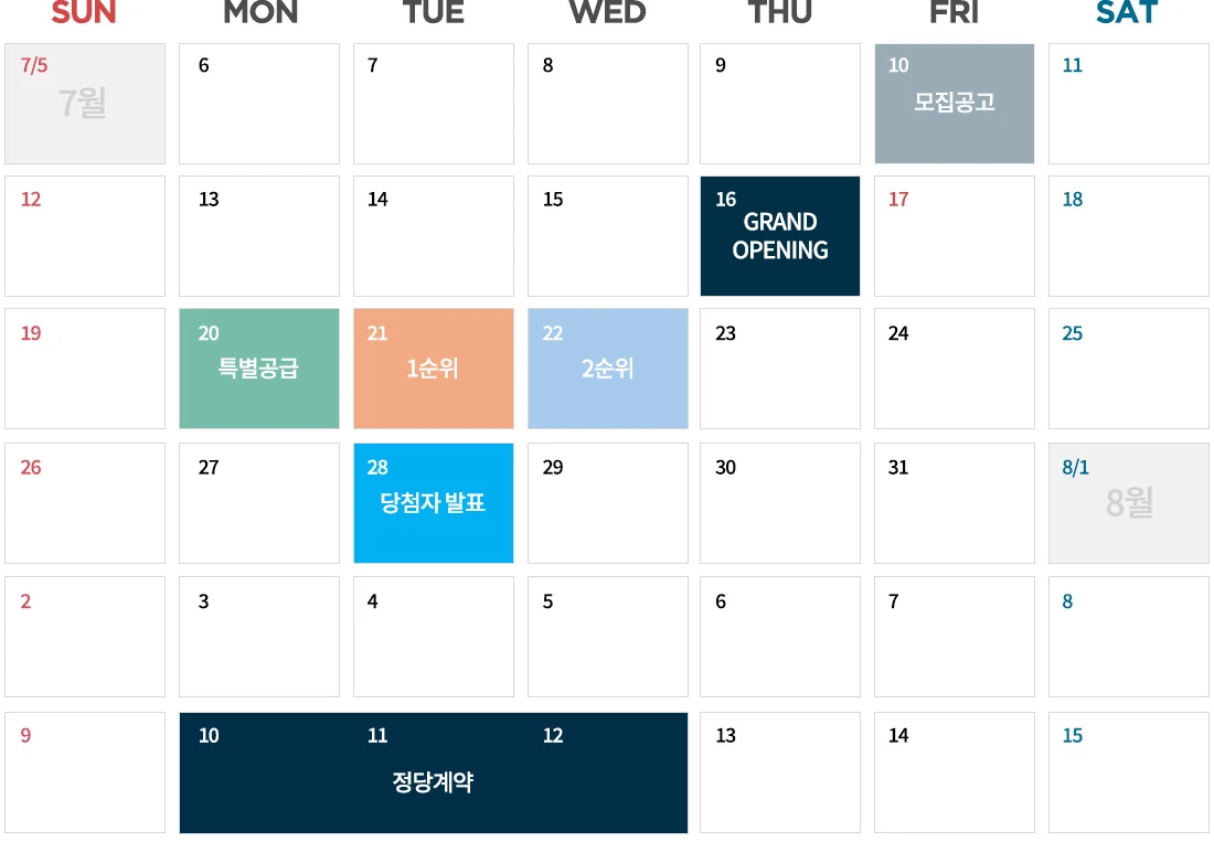 분양 일정